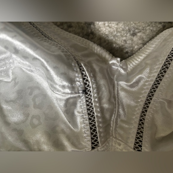 Bundle of 2 Gloria Vanderbilt Light Pink Velvet and White Cheetah Bras Size 40DD - Picture 6 of 8